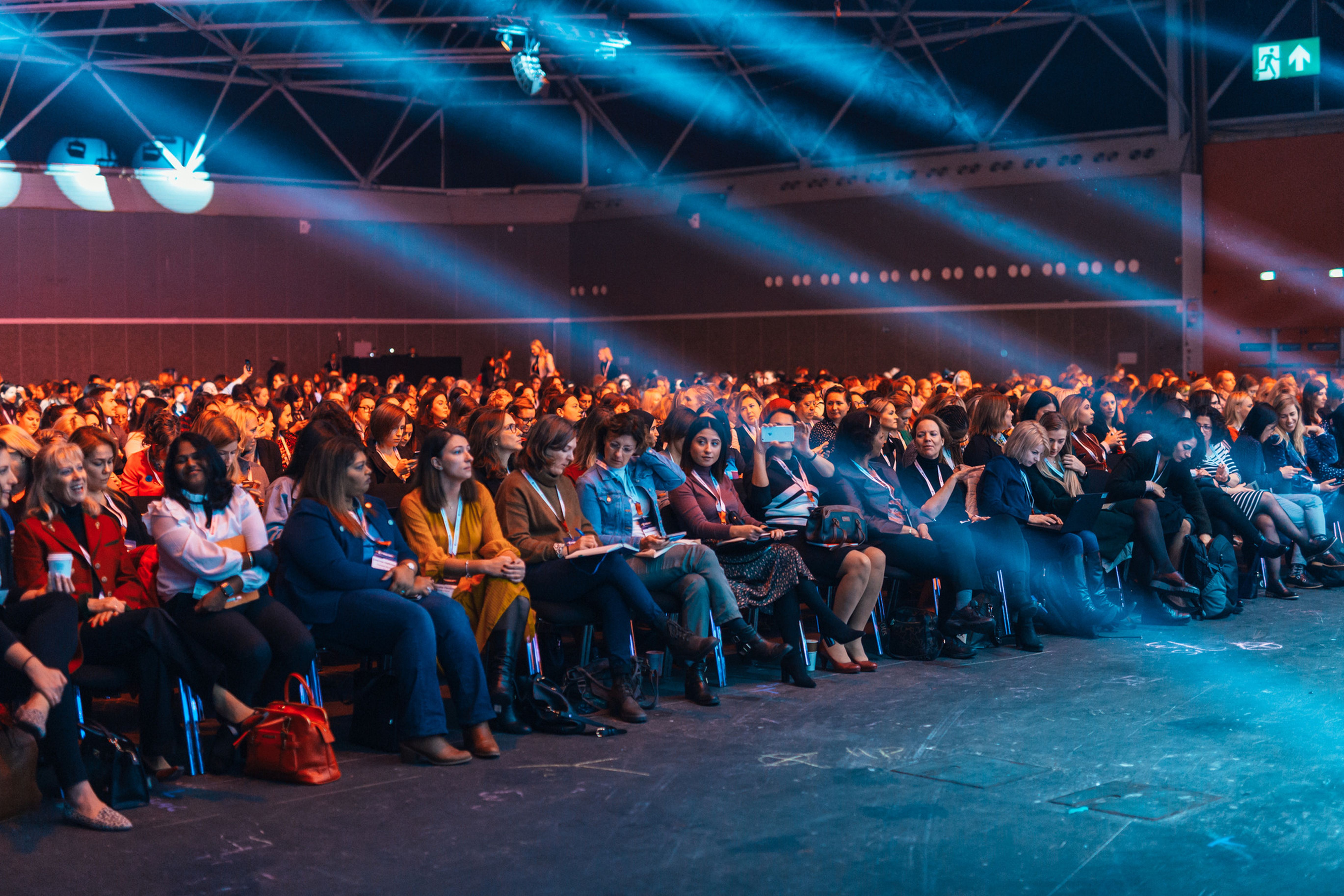 Audiência qualificada em um evento